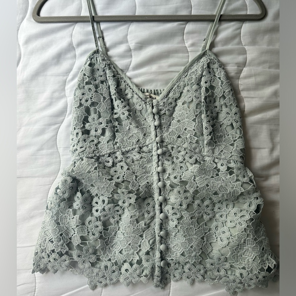 Blue-green Summer Blouse